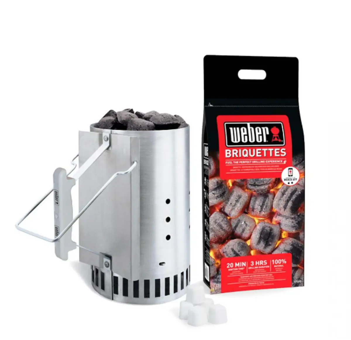 Weber Anzünd-Set mit Briketts